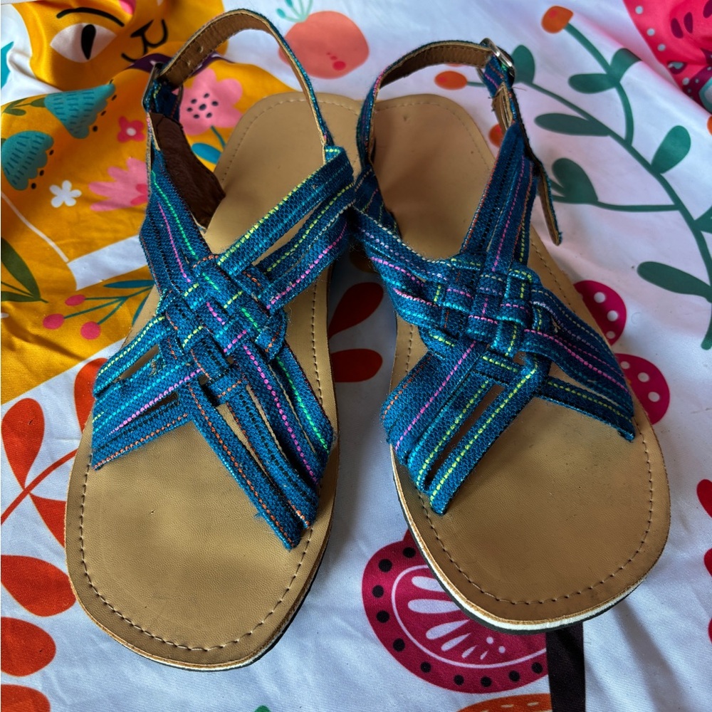 Mexican sandals from Colima, Mexico